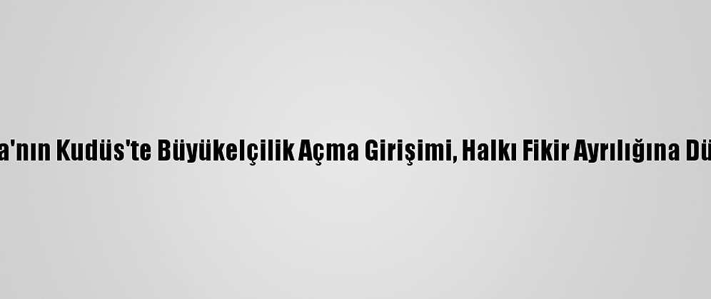 Kosova'nın Kudüs'te Büyükelçilik Açma Girişimi, Halkı Fikir Ayrılığına Düşürdü