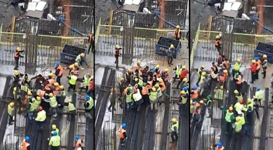 Ataşehir'de İnşaat İşçileri Arasında Meydan Kavgası