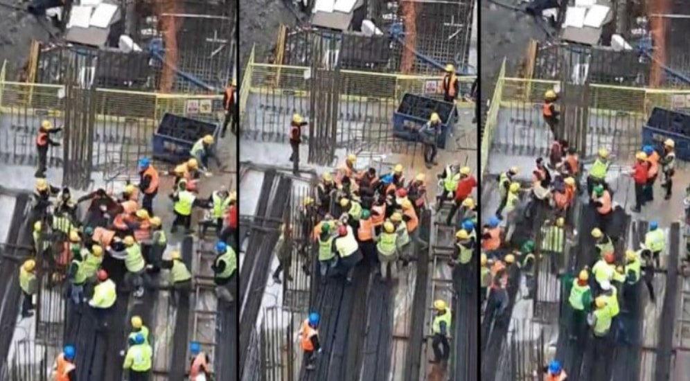 Ataşehir'de İnşaat İşçileri Arasında Meydan Kavgası