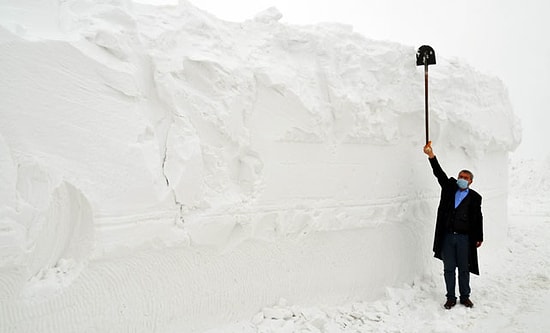 Muş'ta 6 Metre Karla Zorlu Mücadele