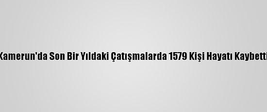 Kamerun'da Son Bir Yıldaki Çatışmalarda 1579 Kişi Hayatı Kaybetti
