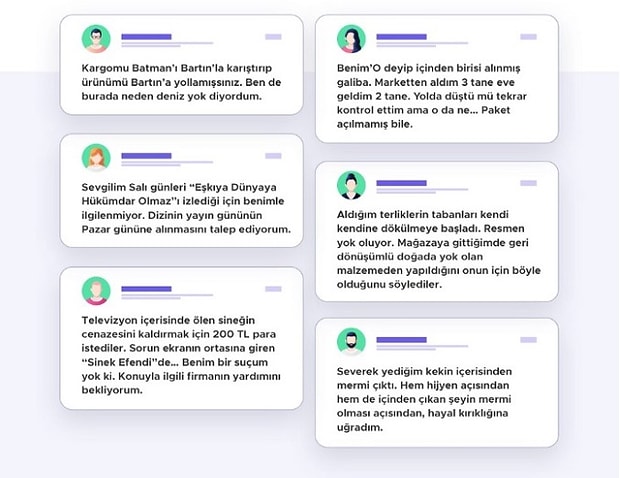 sahte urun satanlar geldik evde yoktunuz ve daha fazlasi 2020 de en cok nelerden sikayetci olduk