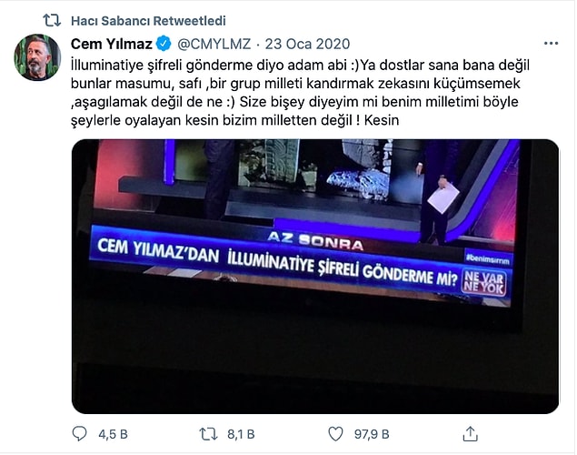 Hacı, havuz medyasını sevmiyor.