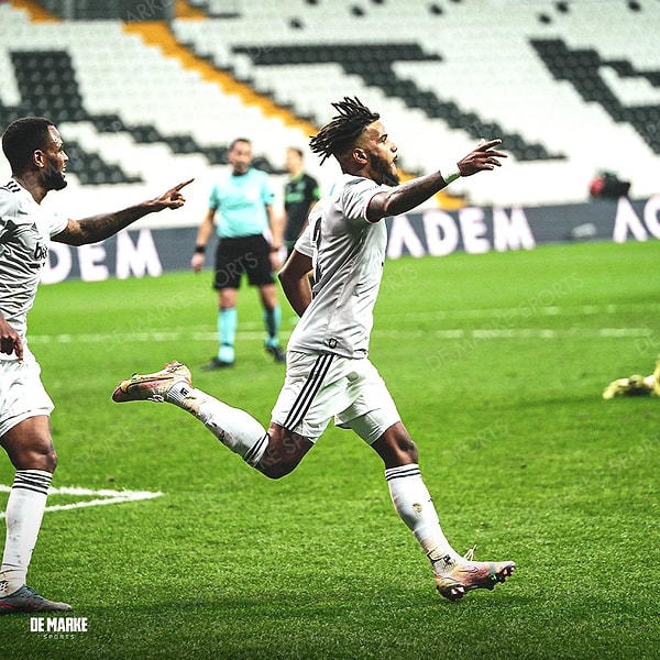 Beşiktaş, 81.dakikada Rosier'in attığı golle 1-0 öne geçti.