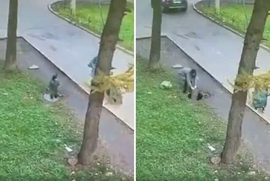 Çocuğu Rögarın İçine Düşünce Bir Anda Seyit Onbaşına Dönüşen Anne