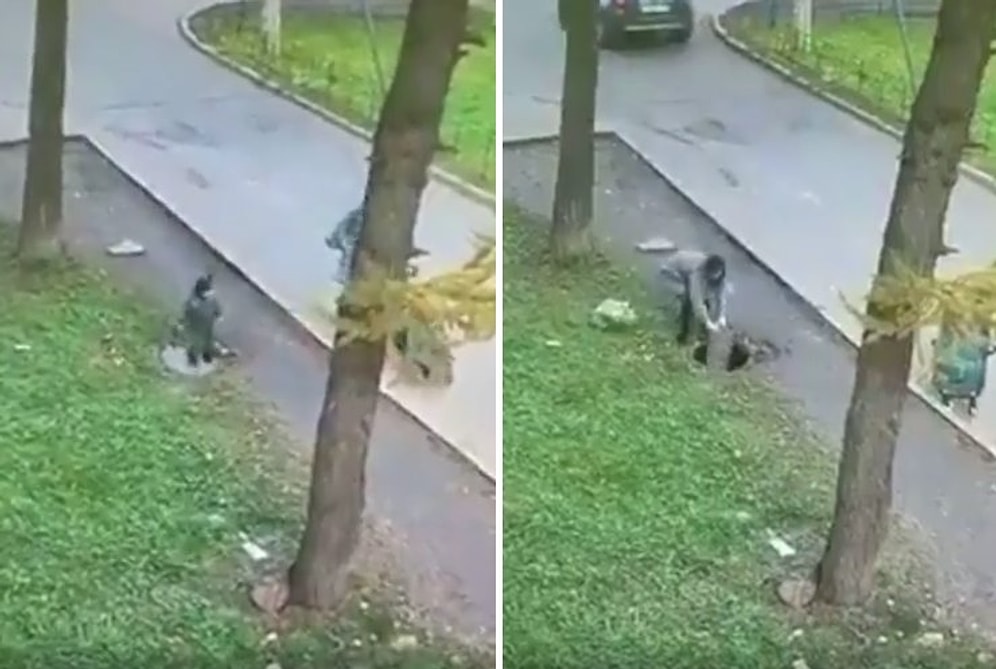 Çocuğu Rögarın İçine Düşünce Bir Anda Seyit Onbaşına Dönüşen Anne