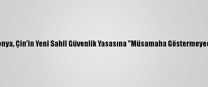 Japonya, Çin'in Yeni Sahil Güvenlik Yasasına "Müsamaha Göstermeyecek"