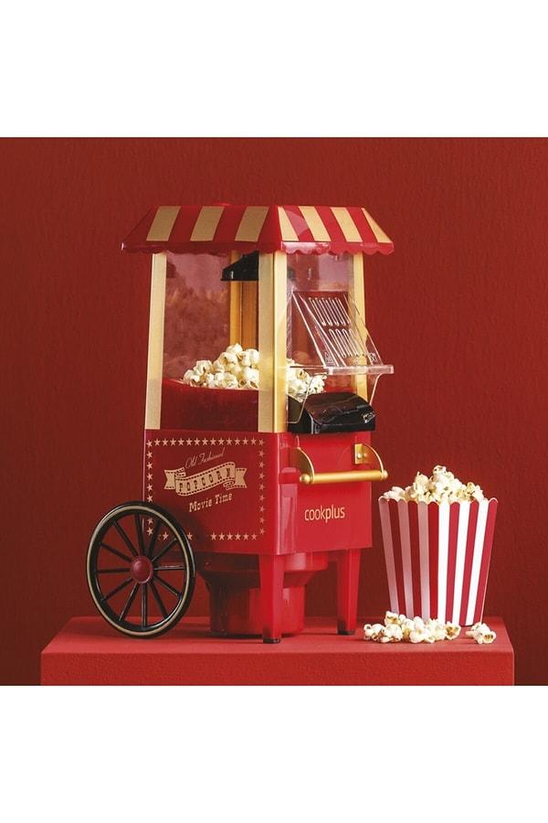 3. Mini popcorn makinesi. alt metin: Seninle her gün bıkmadan usanmadan romantik aşk filmleri izlemek istiyorum 💕