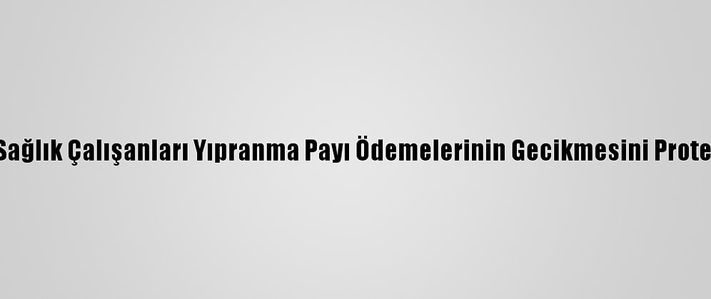 Fas'ta Sağlık Çalışanları Yıpranma Payı Ödemelerinin Gecikmesini Protesto Etti
