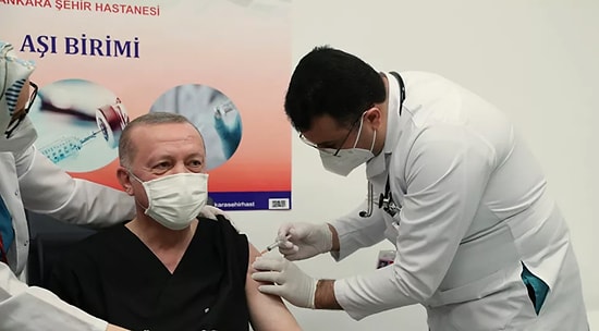 Erdoğan 2. Doz Aşısını Oldu: 'En Kısa Sürede Tüm Vatandaşlarımızı Aşılamayı Hedefliyoruz'