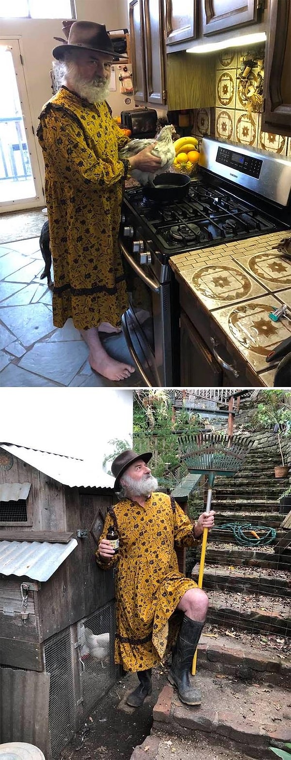 "Босиком с курицей". Шляпа не подходит к платью, а бутылка от Coors.