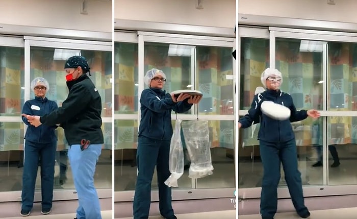 İş Arkadaşının Tatsız Şakasına Maruz Kalan Sağlık Çalışanı Kadın