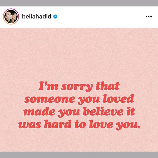 Bir süredir hüzünlü paylaşımlar yapmıyordu aslında. Fakat geçtiğimiz günlerde Instagram hesabından yine aşk acısı çeken bir paylaşım yaptı.