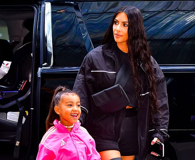 5. Kim Kardashian'ın kızı North West'in resim yeteneği görenleri hayrete düşürdü!