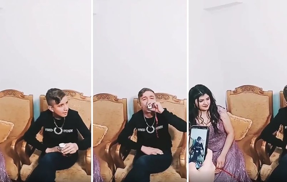 Henüz Yaşları Çok Küçük Olan Çocukların Tepki Çeken Kız İsteme Merasimi Görüntüleri