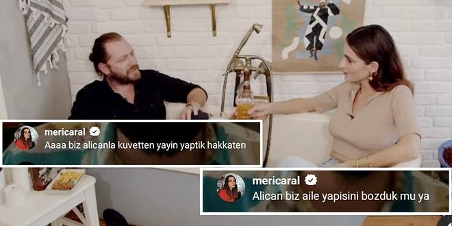 Meriç Aral ve Alican Yücesoy, RTÜK'ün 'Aile Yapısına Aykırı' Diyerek Ceza Kestiği Küvet Sahnesini Tiye Aldı