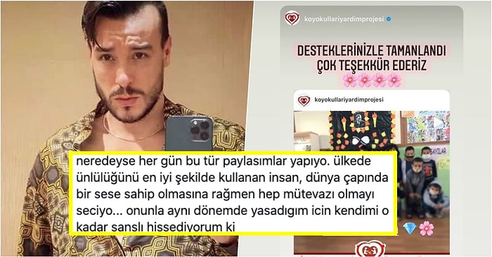 Biz Bu Adama Aşığız! Cem Adrian Kaydırmalı Link Vererek Köy Okullarına Yaptığı Yardımla Kalplerde Taht Kurdu