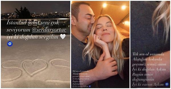 8. Seçil Gür sevgilisi Serdar Ortaç'ın doğum gününü Instagram üzerinden kutladı!
