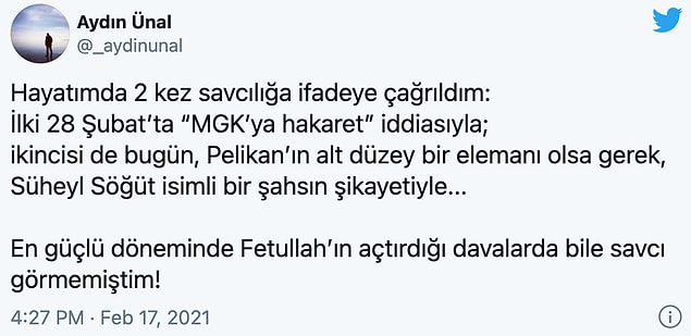 Ünal'ın paylaşımı şu şekilde 📌