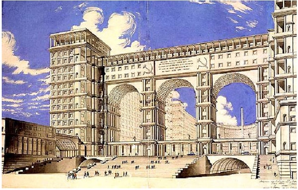 1. Народный комиссариат тяжелой промышленности на Красной площади.