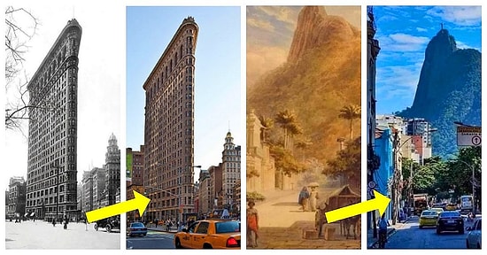 Zamanın Ne Kadar Çabuk Geçtiğini Gözler Önüne Sererken Hayrete Düşürecek 20 Karşılaştırmalı Fotoğraf