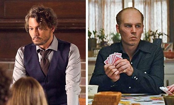 4. Джонни Депп в фильмах "Во все тяжкое" и "Чёрная месса"