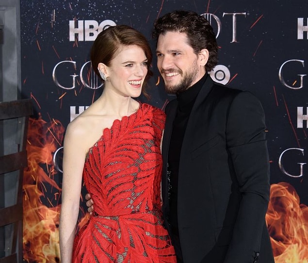 14. Taht Oyunları (Game of Thrones) - Kit Harington ve Rose Leslie