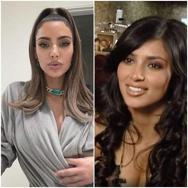 12. Kim Kardashian şu an 40 yaşında, sağdaki fotoğraf ise 2006 yılından kendisi 25 yaşındayken.