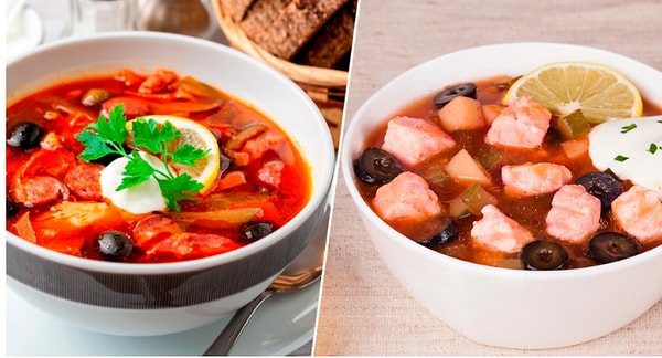 1. Кисло-сладкий суп «Солянка» - «советское наследие» Восточной Германии.