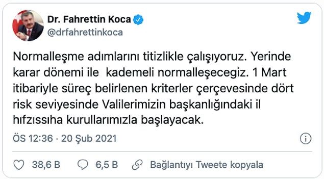 'Mutasyon etkisini göstermeye başladı'
