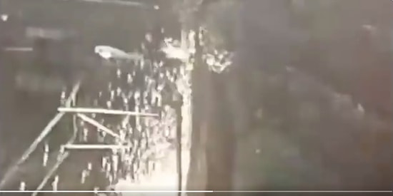 İstanbul'da Metro Hattının Kablolarının Çalınmasının Ardından Gelen Patlama Anı