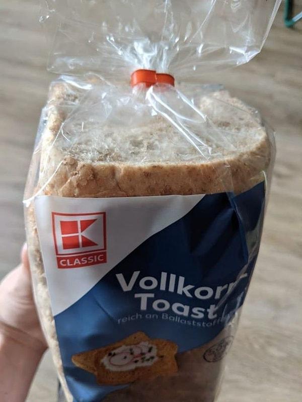 6. Almanya'daki marketlerde uç kısımları olmadan satılan dilimlenmiş ekmekler bulunur.