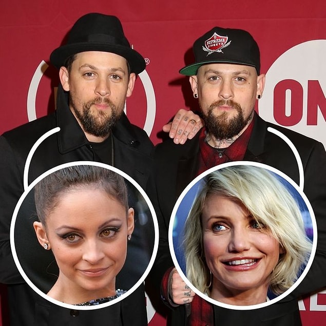 2. Cameron Diaz ve Nicole Richie'nin kocaları ikiz!