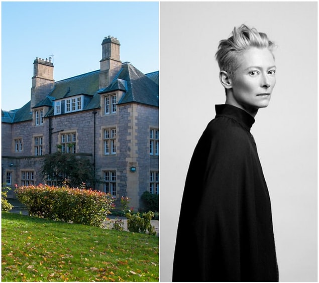 9. Tilda Swinton asil bir ailenin asi kızıydı.