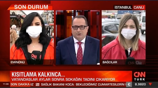 Eminönü'nden Canlı Yayın Yapan CNN Türk Muhabirine Küfür: 'Ne Çekiyorsun A...K... Ne Çekiyorsun?'