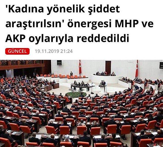 Fakat sosyal medya kullanıcıları kendisinin milletvekili olarak kadına yönelik şiddetle ilgili herhangi bir adım atmadığını ve AK Parti'nin  "Kadına yönelik şiddet araştırılsın" önergesini reddettiğini hatırlatılarak eleştirildi.