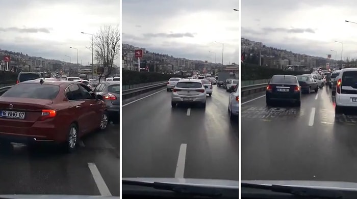 Bursa'da Yol İsteyen Ambulansın Kamerasına Yansıyan 'Sinir Bozucu' Görüntüler