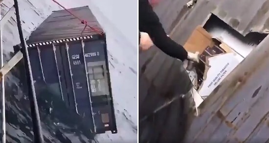 Denize Düşen Konteynıra Denk Gelen Balıkçılar Konteynırı Açınca İçinden Binlerce iPhone 12 Çıktı