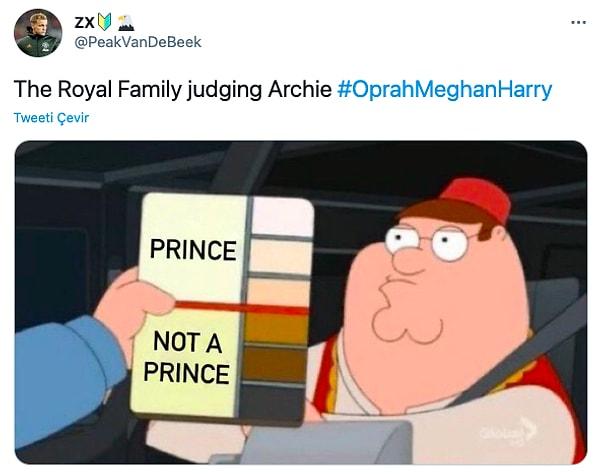 8. "Kraliyet Ailesi Archie'yi yargılıyordur..."