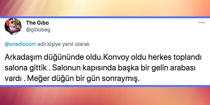 Düğün Günlerinde Yaşadıkları veya Şahit Oldukları Talihsiz Olayları Anlatan 20 Kişi