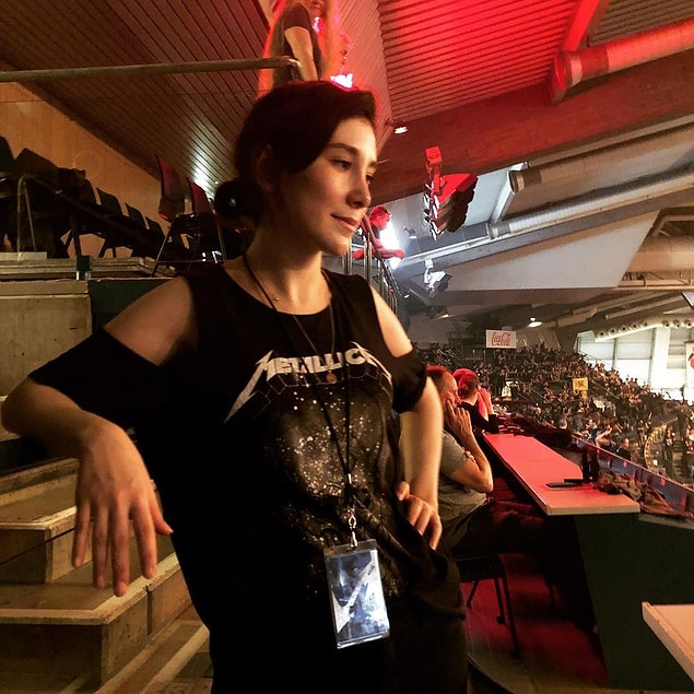 Metallica konserine gitmiş,