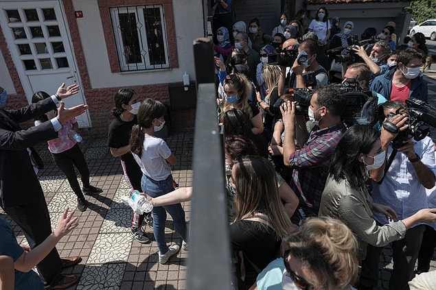 LGS sınavındaki kalabalık