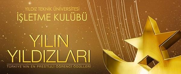Dün akşam Yıldız Teknik Üniversitesi İşletme Kulubü'nün her yıl düzenlediği 'Yılın Yıldızları' ödül töreni vardı.