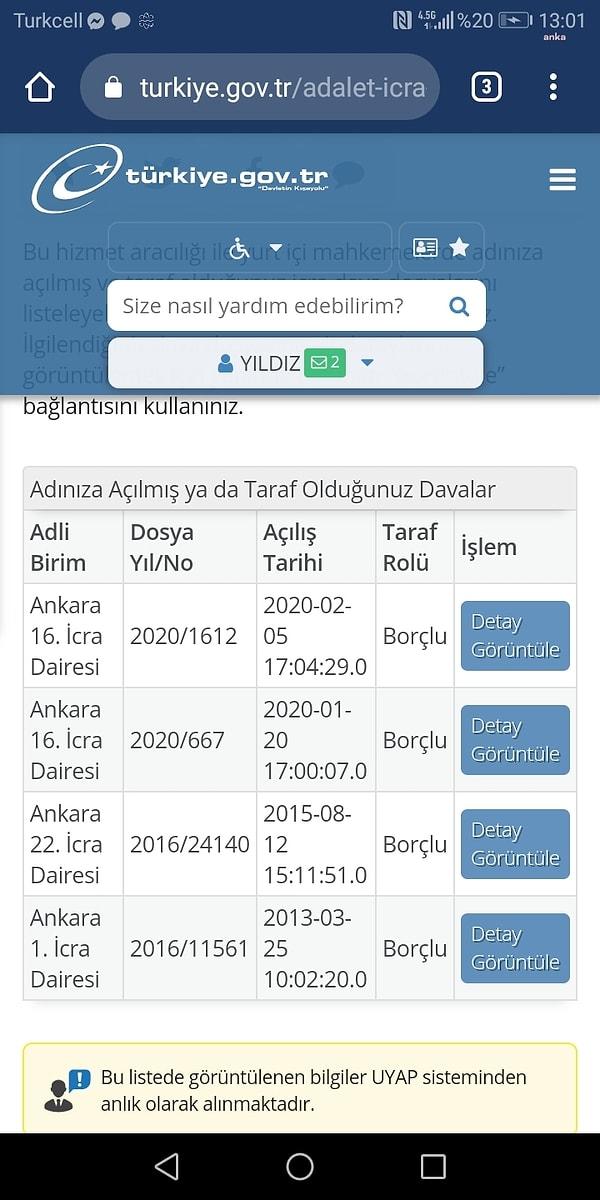 Veli Ağbaba, Yıldız Bacıoğlu’nun e-devlette üzerine kayıtlı icra borçlarını gösteren görüntüyü de paylaştı👇