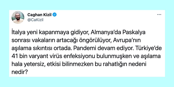 Bir Bilim İnsanının Normalleşme Sürecindeki Rahatlığın Nedenini Sorgulaması Tartışmalara Neden Oldu