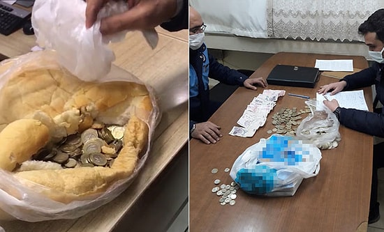 Dilencinin Topladığı Paralar, Ekmek Arasından Çıktı