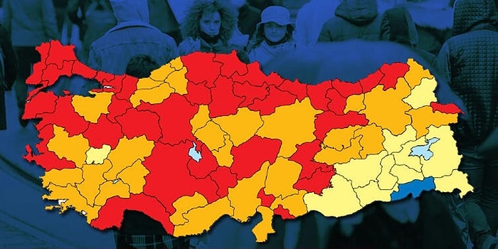 Risk Haritasında 14 İl Daha Kırmızıya Döndü: Tek Mavi Şırnak Kaldı