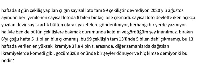 Hatta bırakın 6'yı doğru dürüst 5 bilen bile çıkmıyor ve eskisi gibi bülten de yayınlanmıyor.