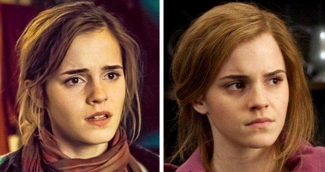 Emma Watson bu karakteri beyaz perdeye taşıdığında 10 yaşındaydı. 2011 yılında sözleşmesi bittiğinde ve son filminde yer aldığında ise 20 yaşındaydı.