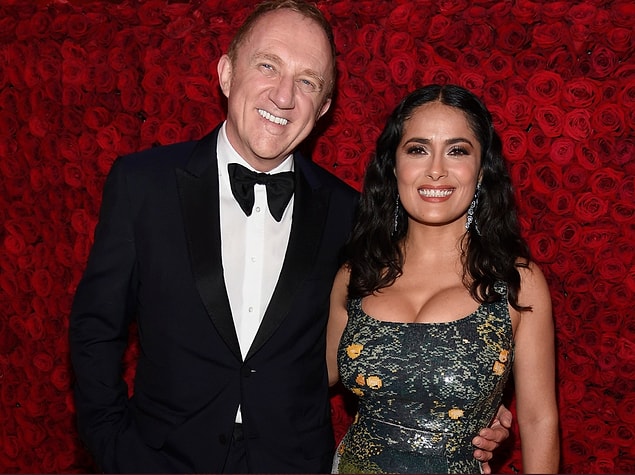 1. Francois-Henri Pinault ve Salma Hayek